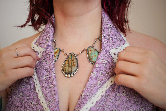 Ribbon Royston Necklace