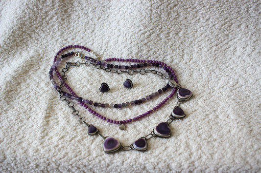 Wampum Heart Necklace
