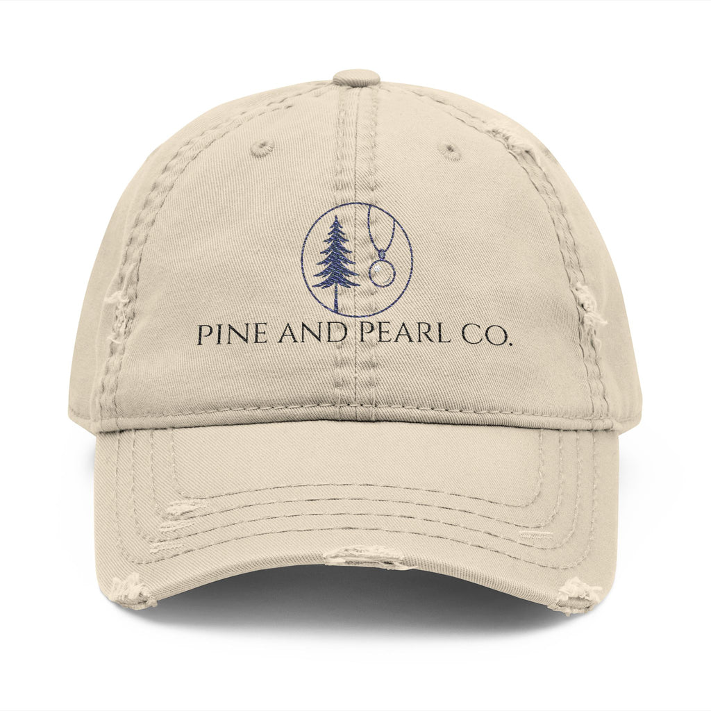 Distressed Embroidered Hat