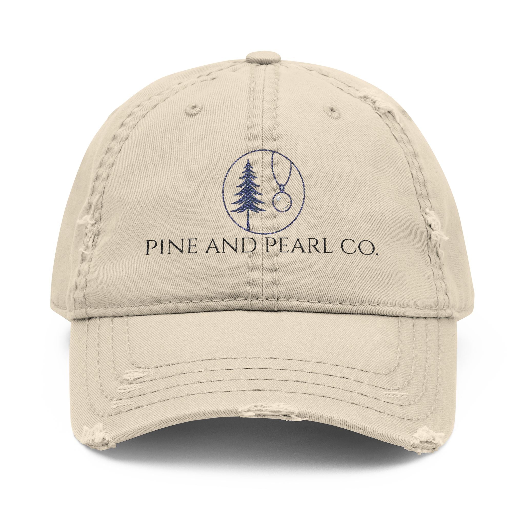 Distressed Embroidered Hat