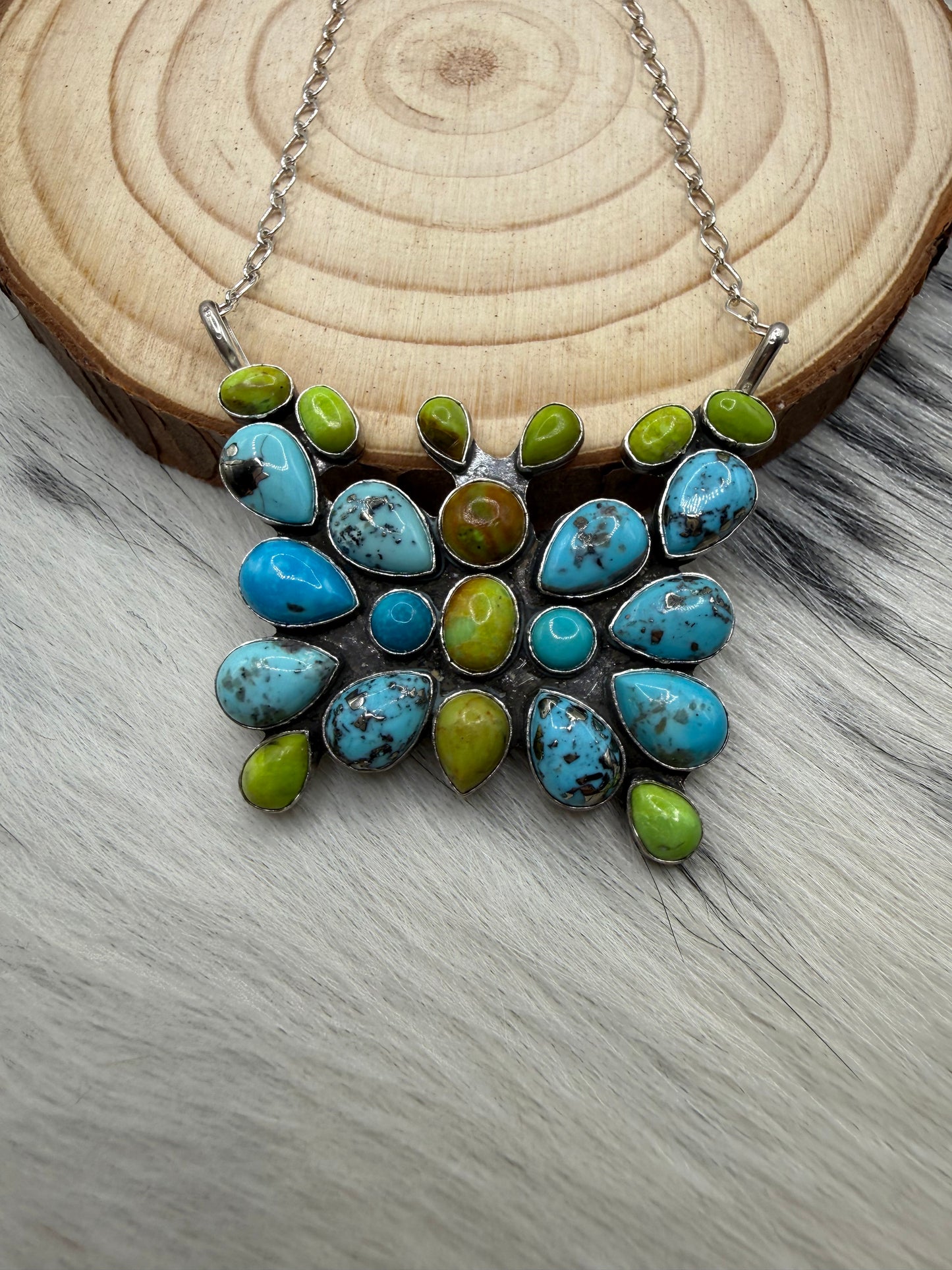 Electric Butterfly Necklace