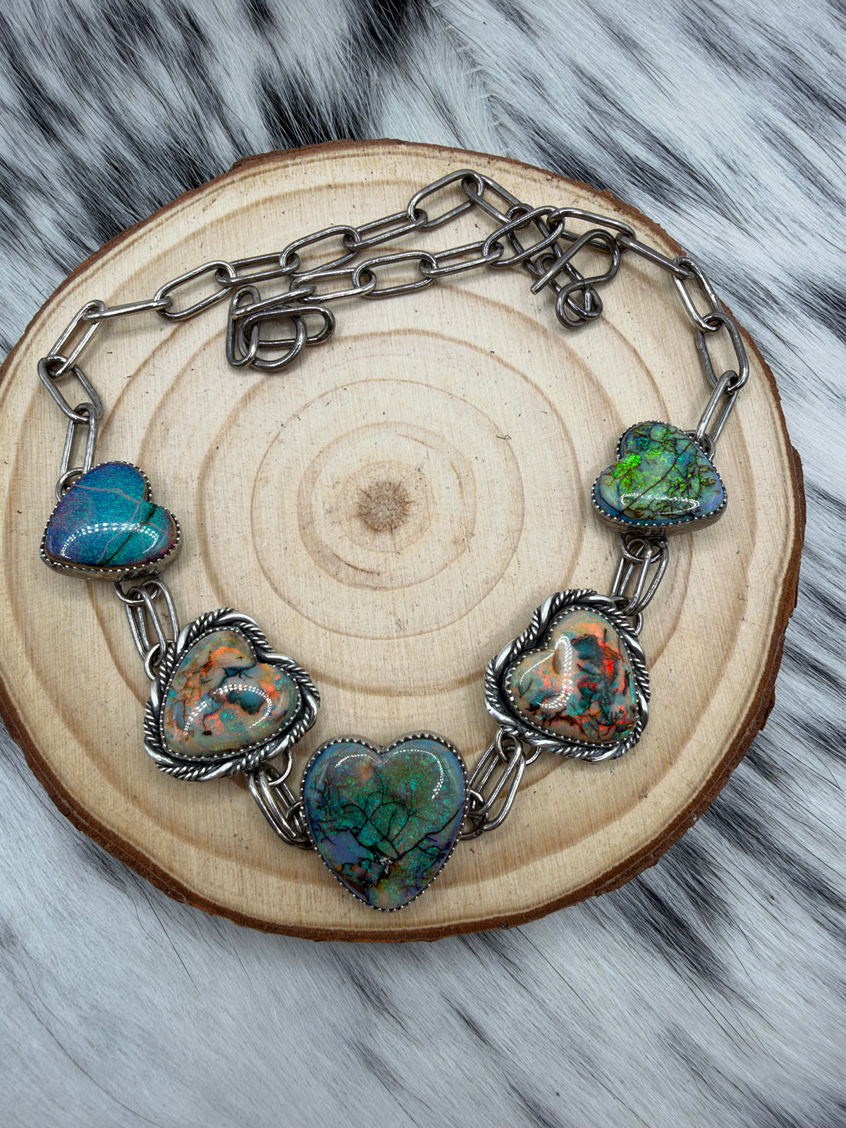Sterling Opal Choker