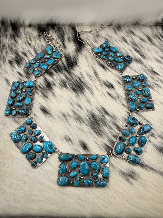 Stella Blue Statement Necklace