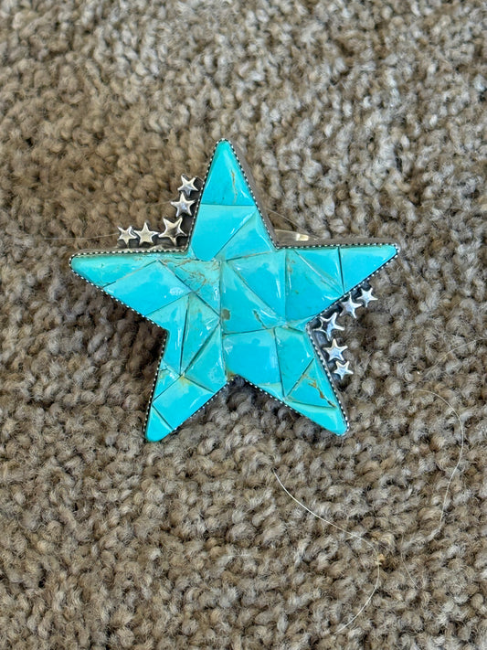 Cobblestone star ring