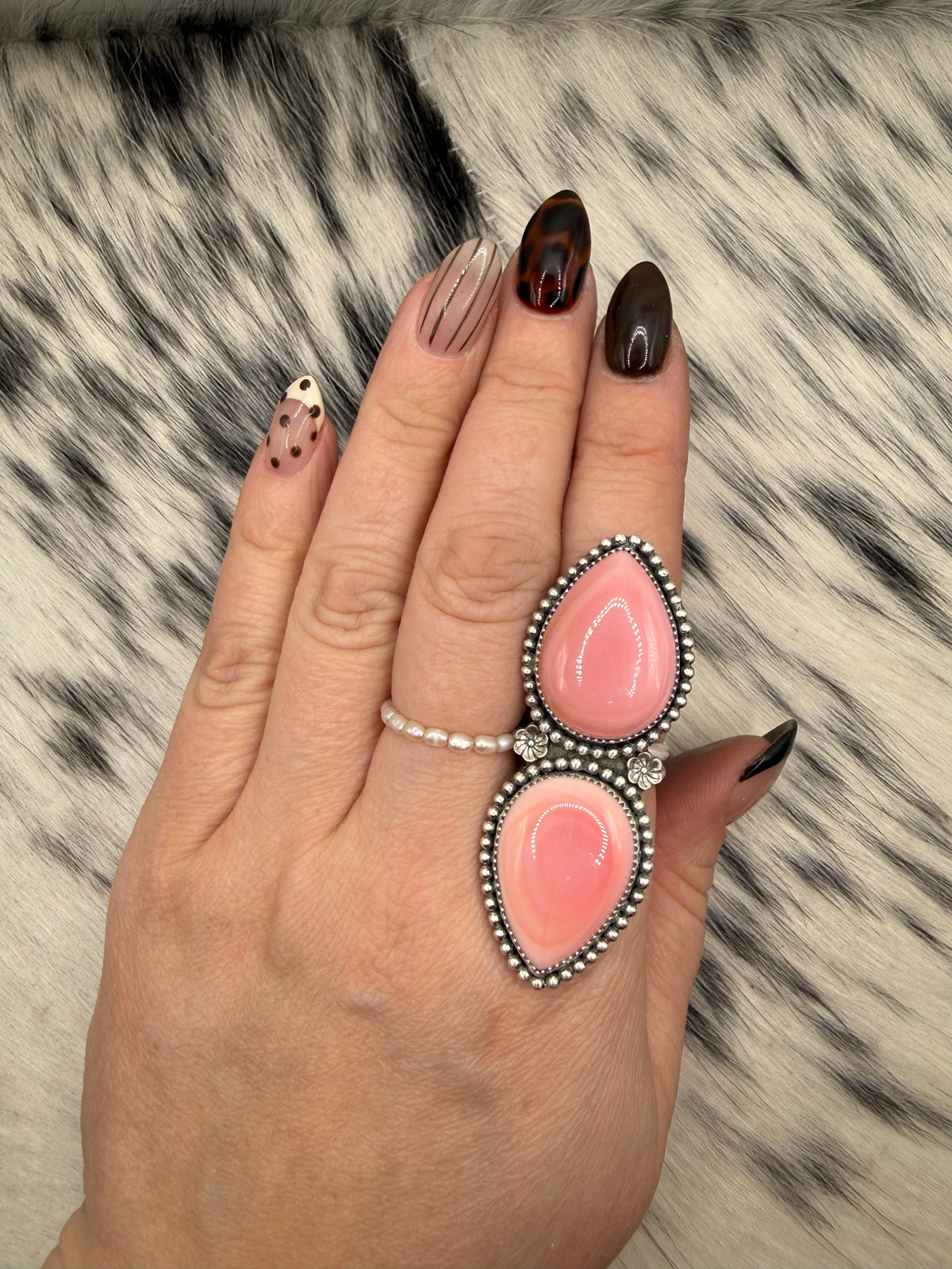 Pink Conch Ring