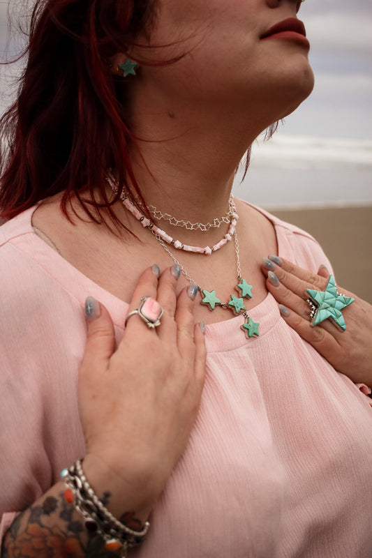 Shooting star necklace