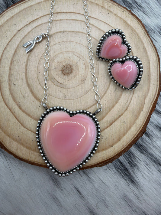 Pink Conch Necklace