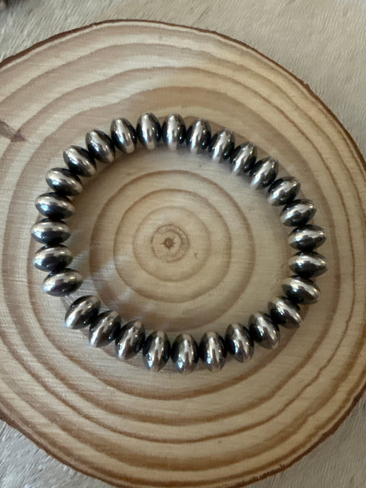 9 mm Saucer Stretchy Bracelet