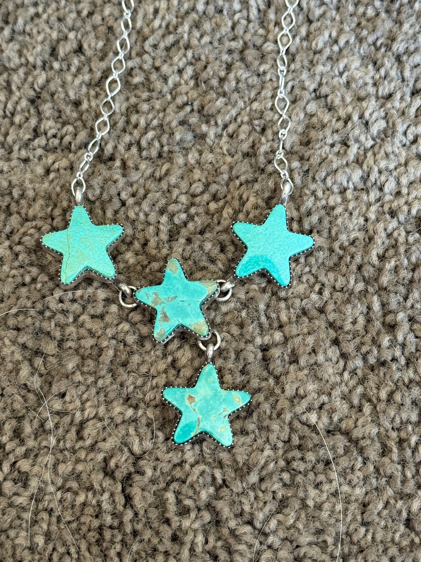 Falling star necklace