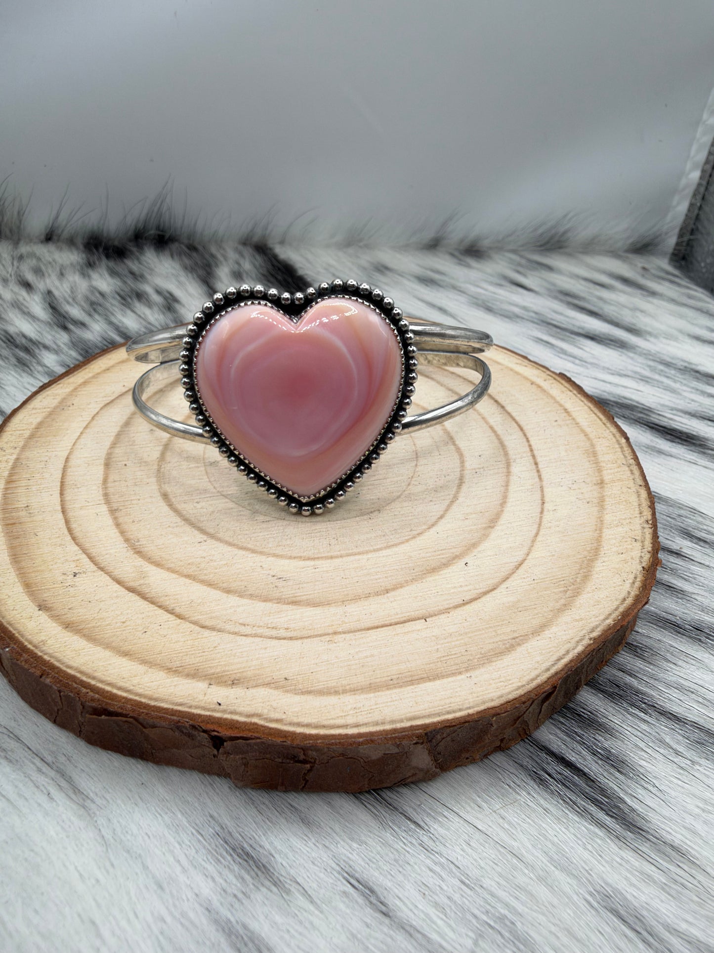 Pink Conch Cuff