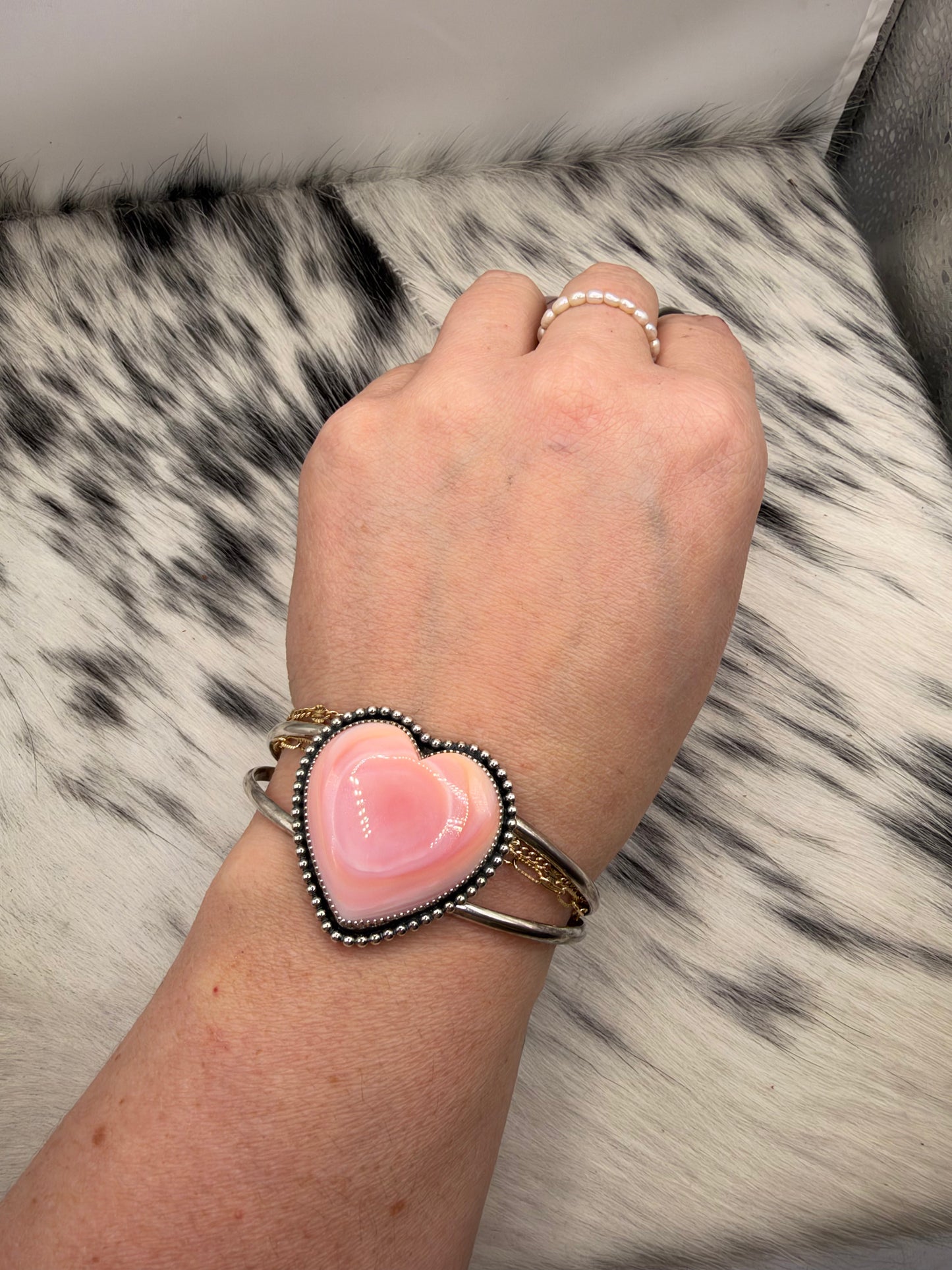 Pink Conch Cuff