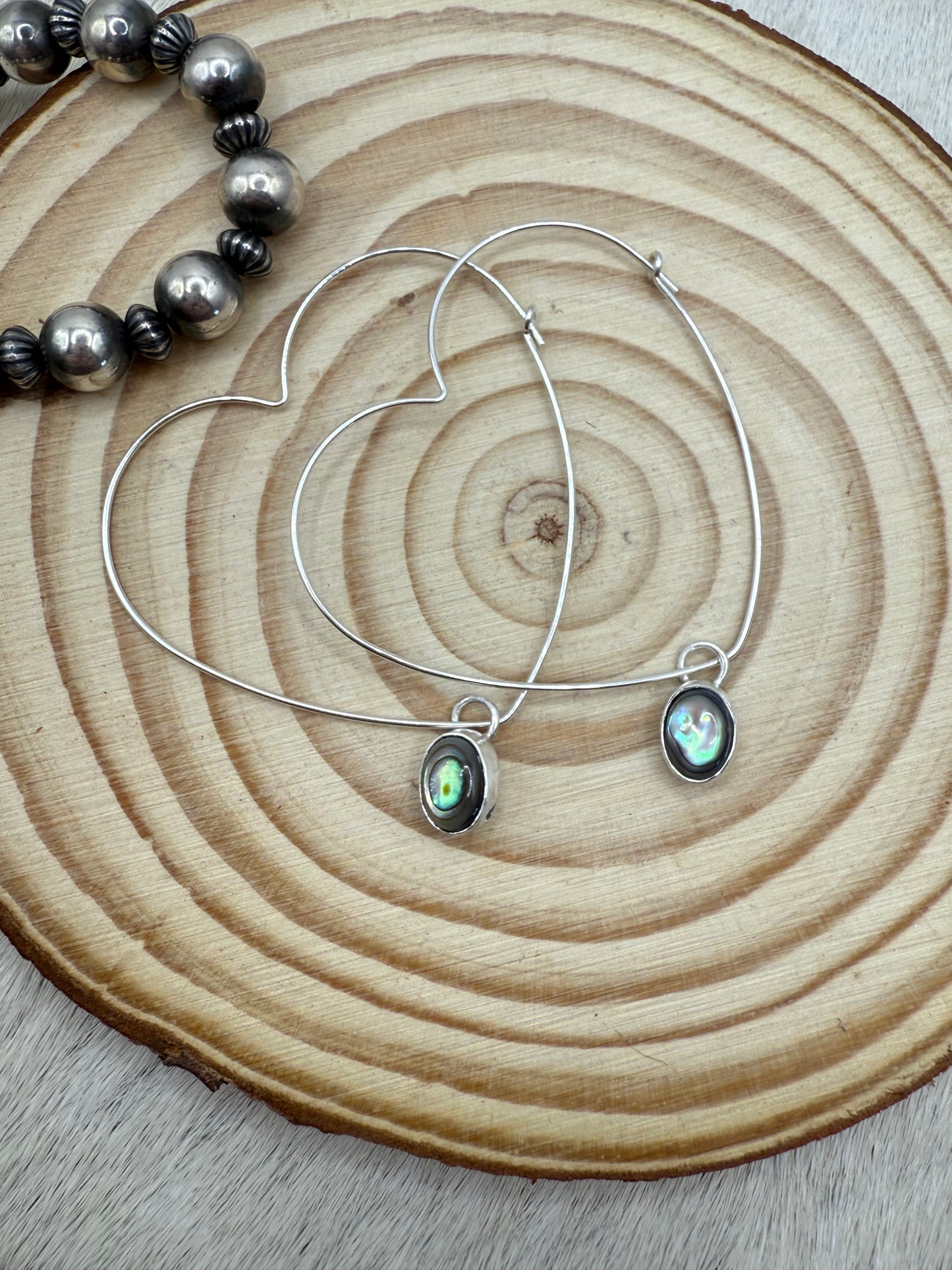 Abalone Heart Hoops