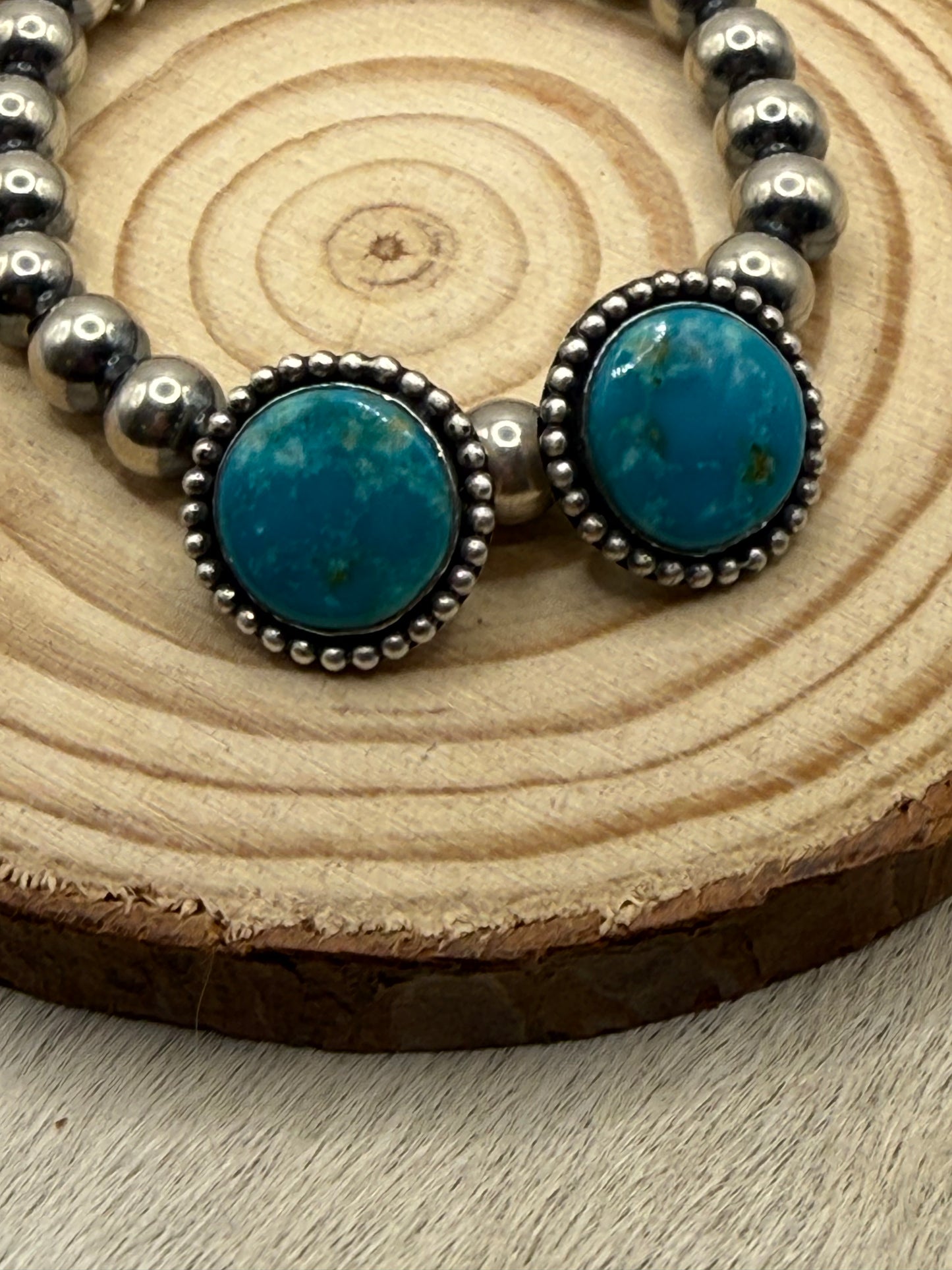 Fox Turquoise Stud Earrings