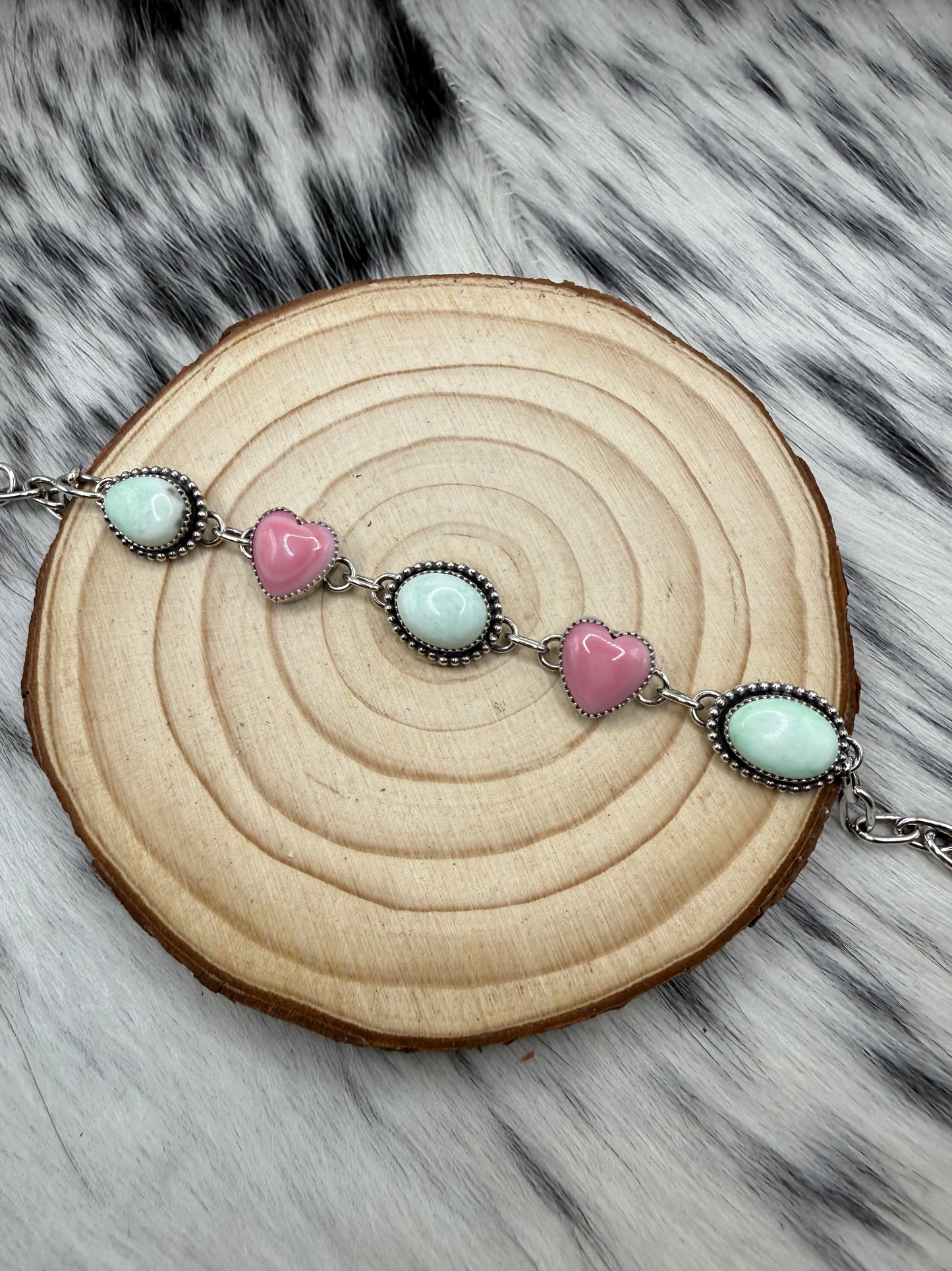 Paloma + Pink Conch Bracelet