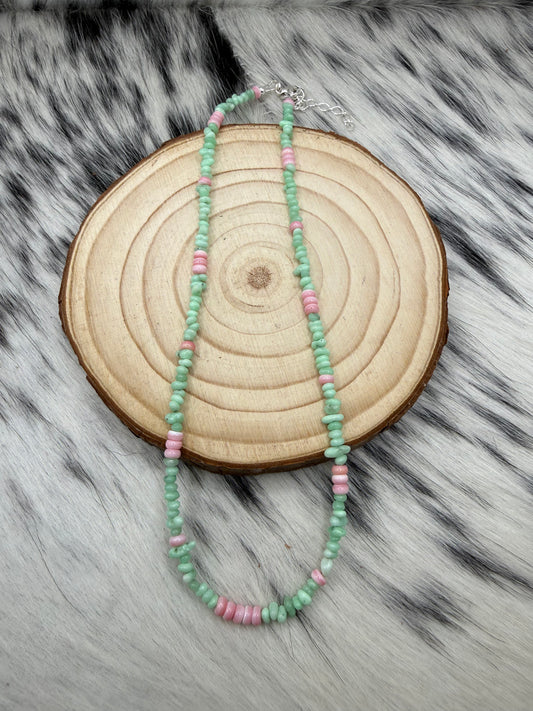 Paloma + Pink Conch Necklace
