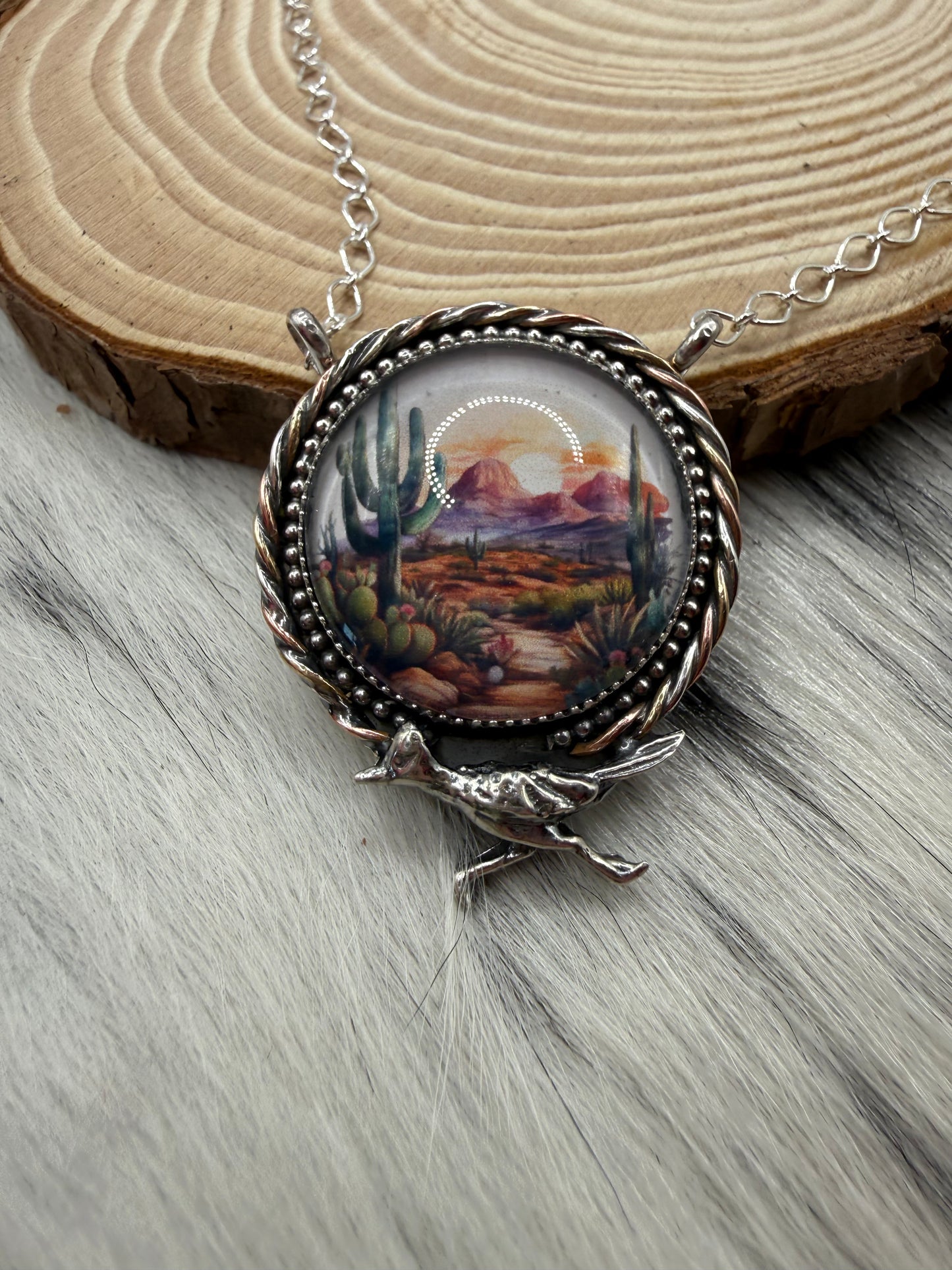 Roadrunner necklace
