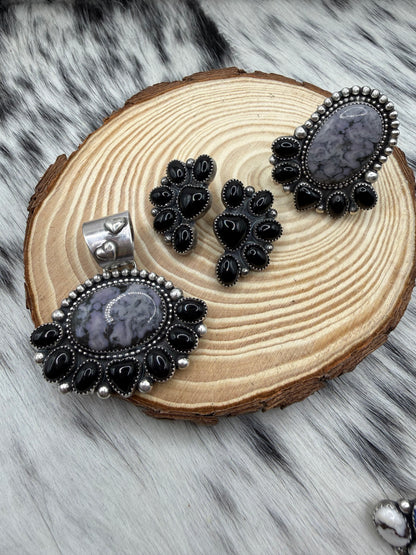 Morado + Black Onyx Ring