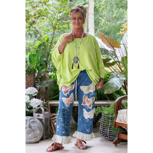 Be Free Top - Vintage Chartreuse